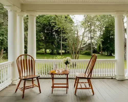clean patio furniture