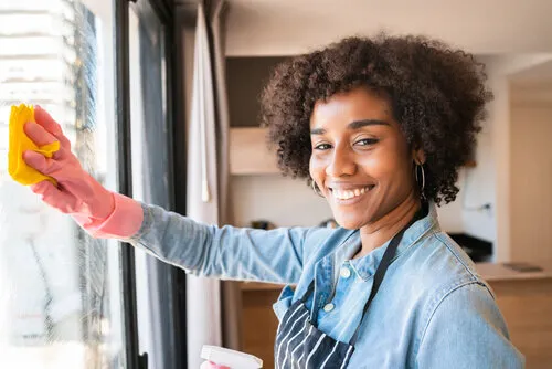 Which tasks does a house cleaner do