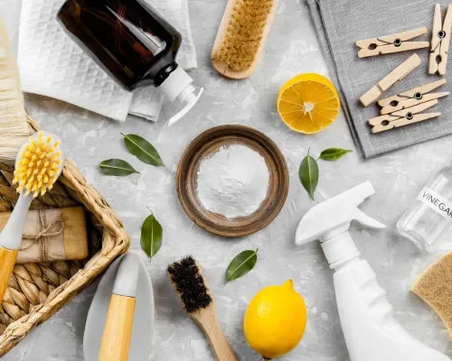 spring cleaning supplies