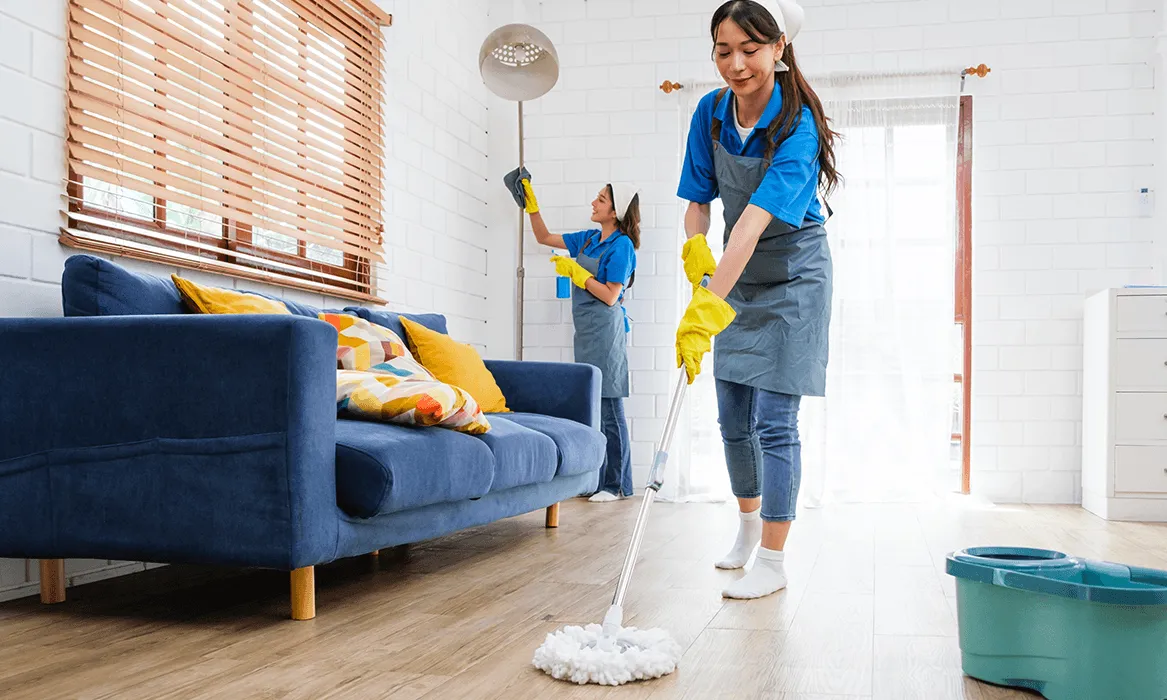 corporate rental cleaning