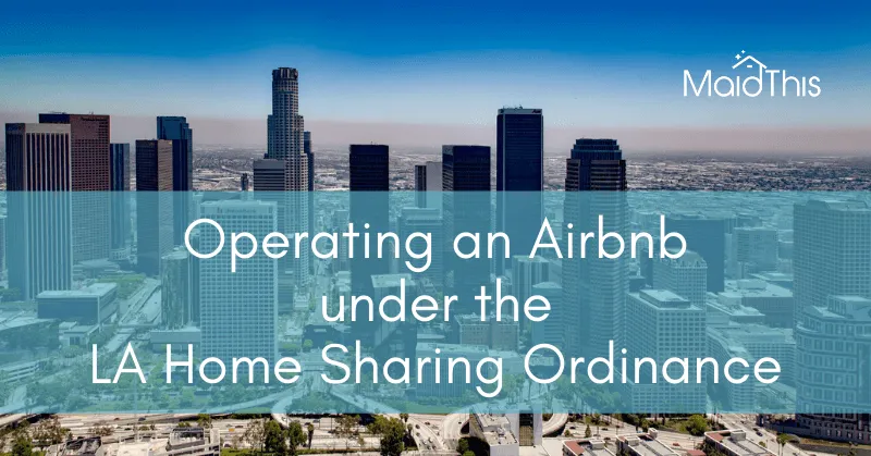 la home sharing ordinance 2020