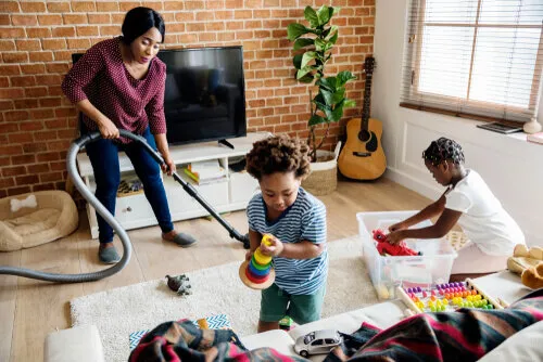 At what age should a child clean their room