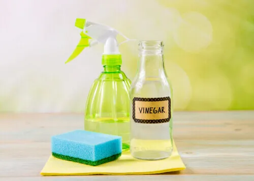 What shouldn't you clean with vinegar