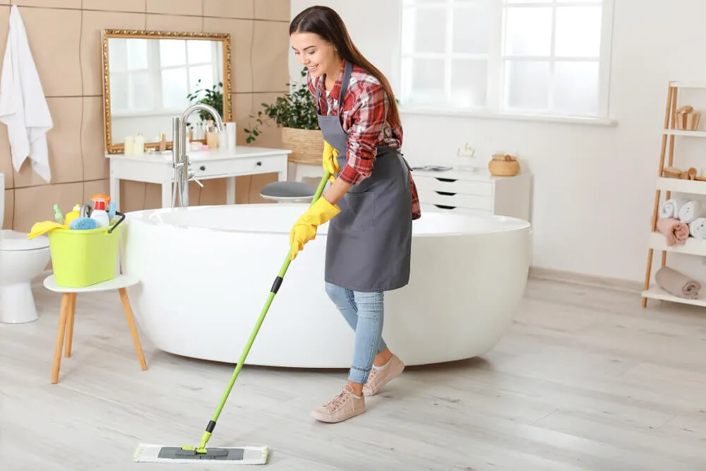 How can I clean my bathroom thoroughly