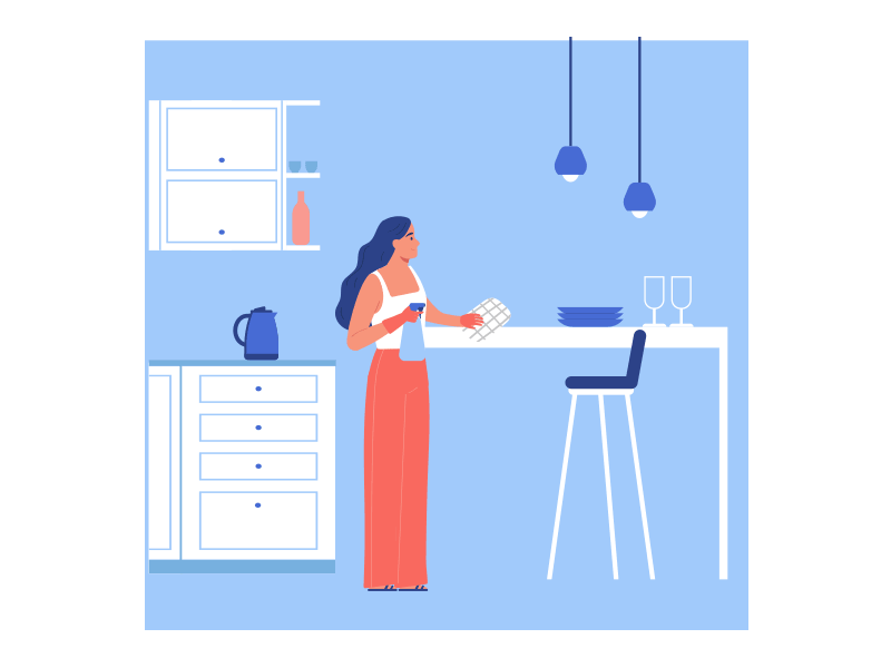 Dining Room Cleaning