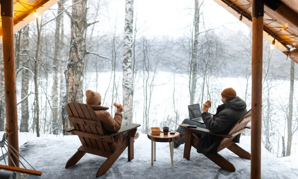 winter outdoor decor