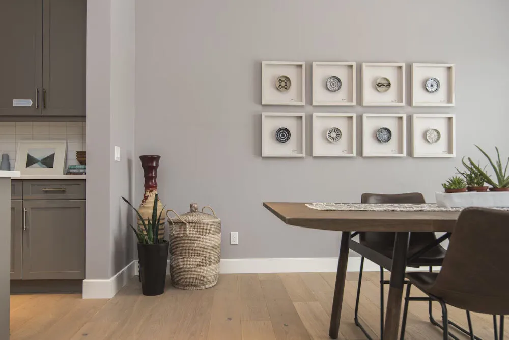 Clean baseboards