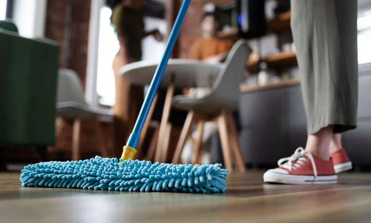 Cleaning floor