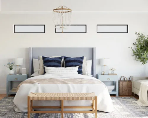 clean bedroom