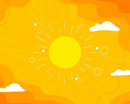 direct sunlight