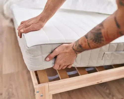 Flipping mattress