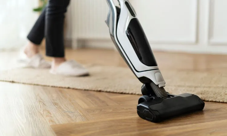 hardwood floor vacuuming