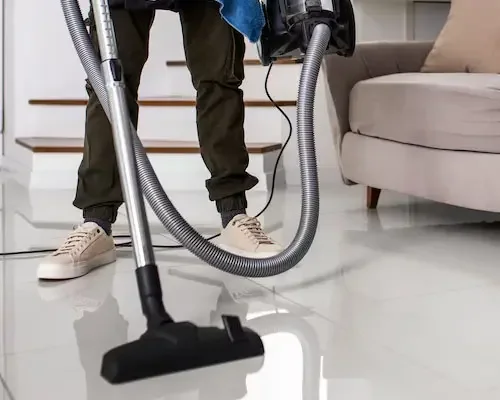 tile floor vacuuming