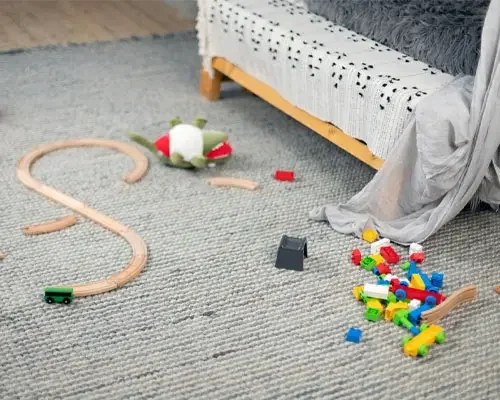 toys on the floor