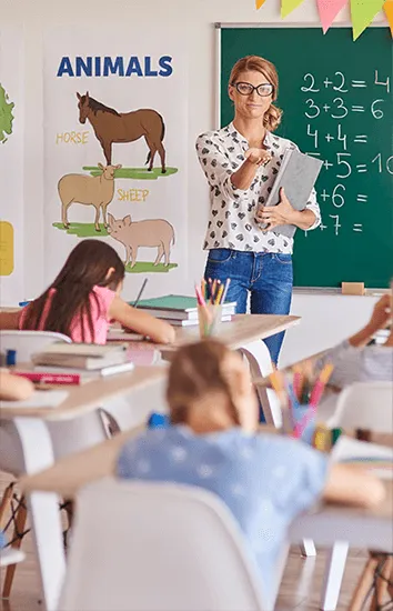 clean classroom