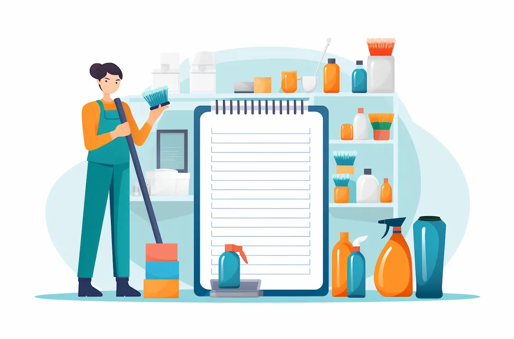 List For Cleaning The Bathroom Daily