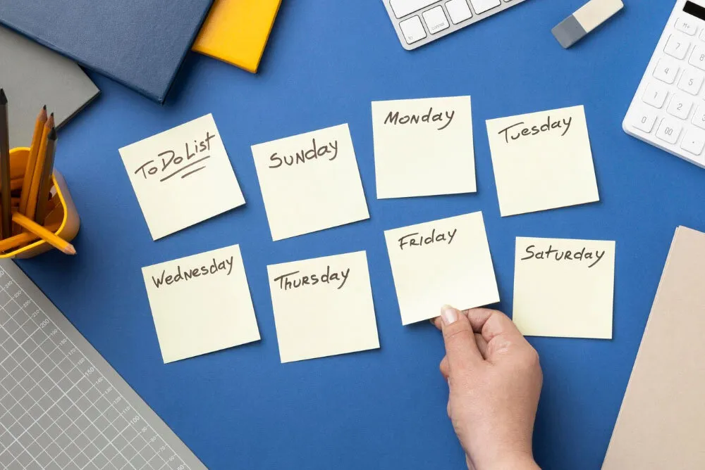 Printable 7-Day Weekly Cleaning Schedule