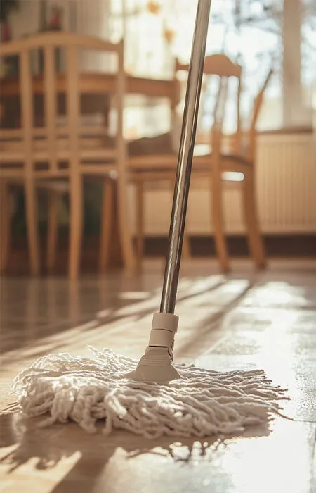 dining room cleaning