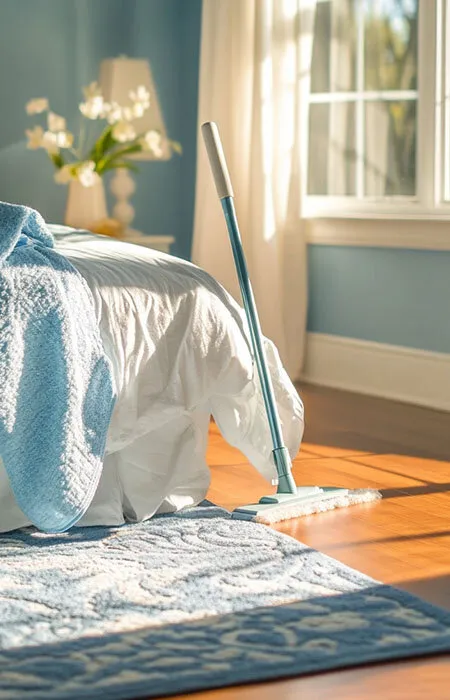 bedroom cleaning