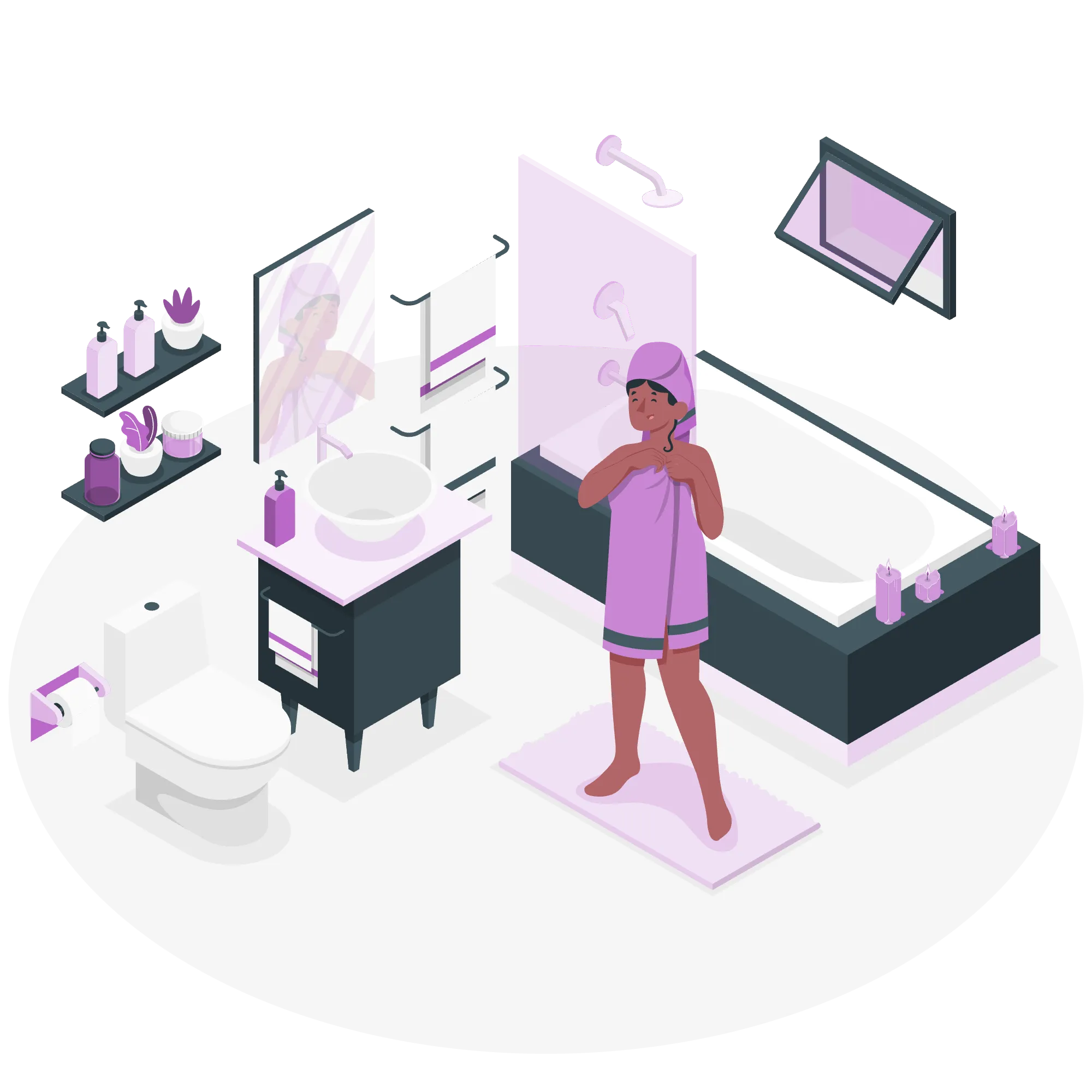 Bathroom area