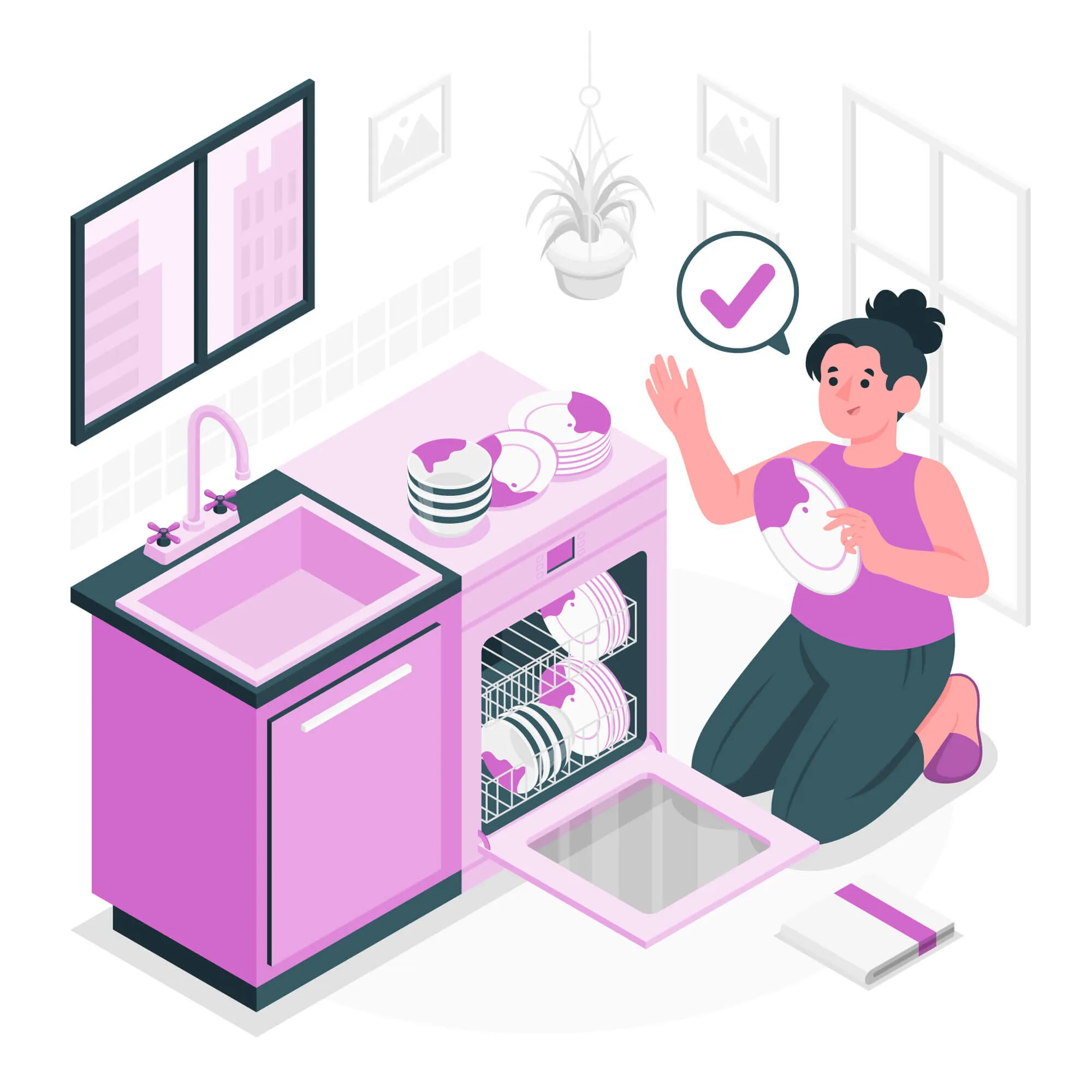 Kitchen cleaning
