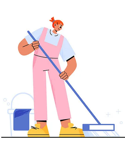 Cleaning Kitchen