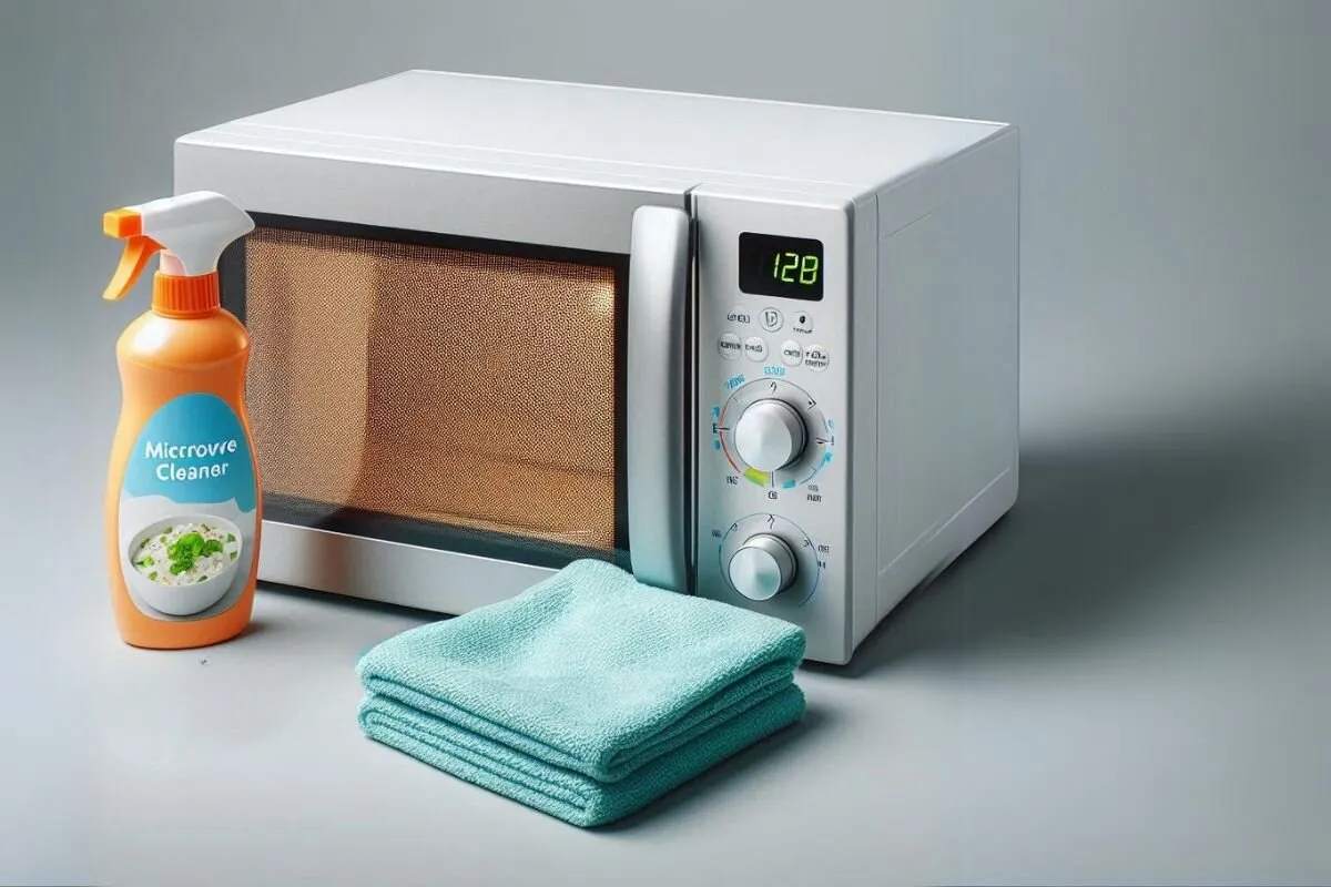Commercial Cleaner - how to clean microwave oven