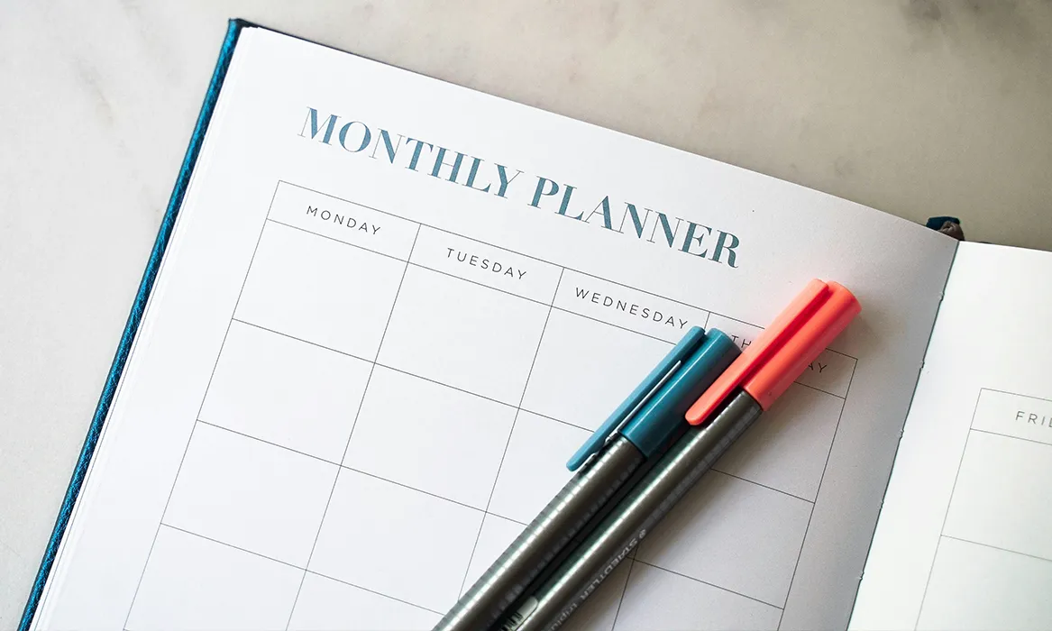 cleaning calendar