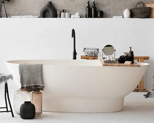 deep cleaned bathroom