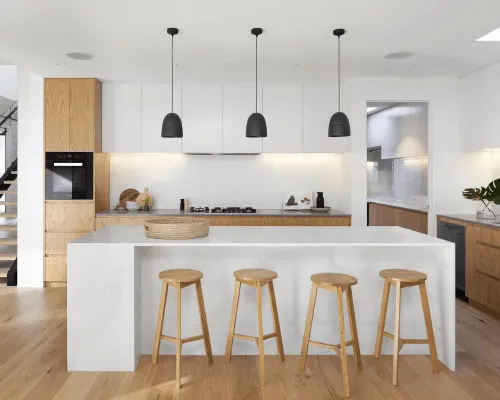 deep cleaned kitchen