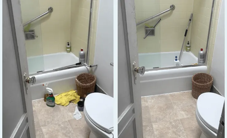 Before After Bathtub Cleaning