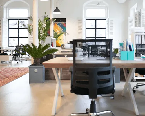 clean office space