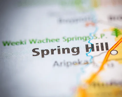 Spring Hill map