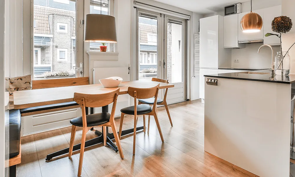 clean condo interior